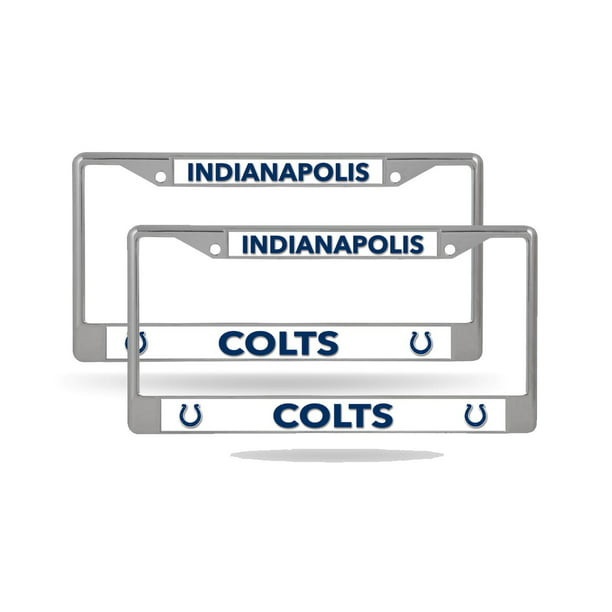 INDIANAPOLIS COLTS License Plate Frames Matte Black car football accessory 2 